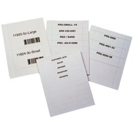 Laser Insert Sheets, Letter - Pref. 3" x 8" (150 pcs/pkg)