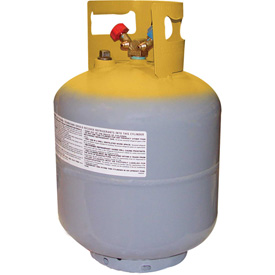 63010 50 lbs Dot Refrigerant Recovery Tank without Float Switch 0.25 in. Female-Male