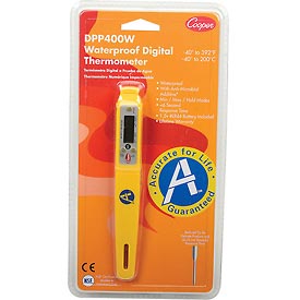 Picture of Cooper-Atkins DPP400W-0-8 Digital Thermometer - Waterproof&#44; Pen Style&#44; Auto Shut-Off