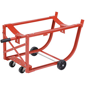 233581 Easy Steer Drum Cradle with 5 in. & 3 in. dia. Polyolefin Wheels for 55 gal Steel Drums