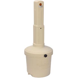 245133BG 5 gal Outdoor Ashtray, Beige