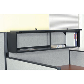 773232CAB 60 in. Overhead Cabinet, Black