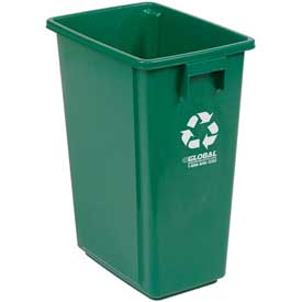 GX-001AB-2 12 x 18 x 24 in. 15 gal Recycling Container, Green