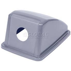 GX-001BL-1 13 x 18 x 9 in. Recycling Bottle & Can Lid, Gray