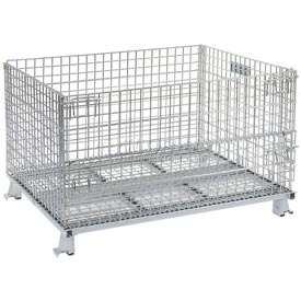 GC404824S4 48 x 40 x 30.5 in. Folding Wire Container - 3000-4000 lbs
