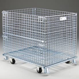 GCAKIT42P 40 x 32 in. & 48 x 40 in. Folding Wire Container Caster Kit