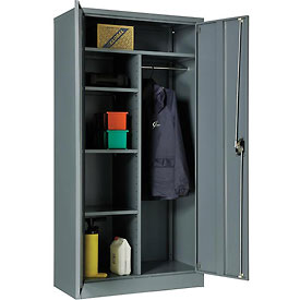 269878GY 36 x 18 x 72 in. Combination Cabinet, Gray