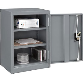 Assembled Wall Storage Cabinet, 18W x 12D x 26H, Gray