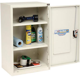 Assembled Wall Storage Cabinet, 19-7/8 x 14-1/4 x 32-3/4, White