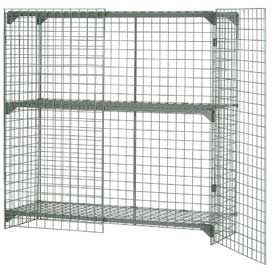 184083 36 x 24 x 36 in. Wire Mesh Security Cage - Ventilated Locker
