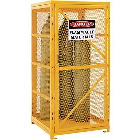 270256 Single Door Vertical 9 Cylinder Storage Cabinet