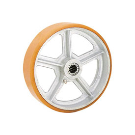 Picture of Casters&#44; Wheels & Industrial Handling CW-415-PSRB 4 x 1.5 in. Polyurethane Wheel - 0.75 in.