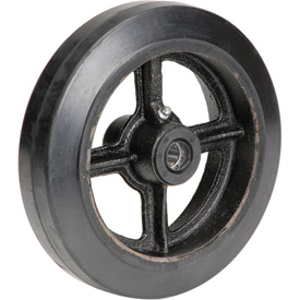 Picture of Casters&#44; Wheels & Industrial Handling CW-820-MOR 5-8 8 x 2 in. Mold-On Rubber Wheel - 0.63 in.