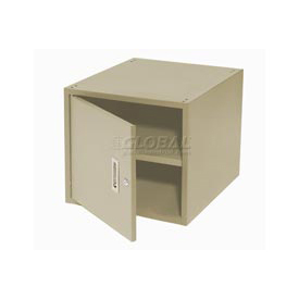Storage Cabinet, 16 in H, 17-1/4 in W, Tan