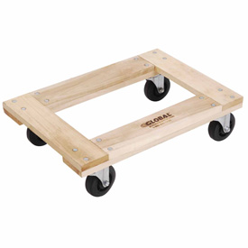952150 24 x 16 in. Hardwood Dolly with Open Deck - 1000 lbs