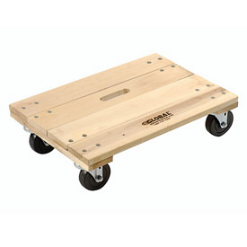 952154B 24 x 16 in. Hardwood Dolly with Solid Deck - 1200 lbs