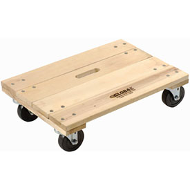 952156B 36 x 24 in. Hardwood Dolly with Solid Deck - 1200 lbs