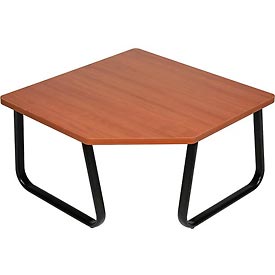 Global Industrial AD93030-C3 30 x 30 in. Corner Coffee Table with Cherry Top
