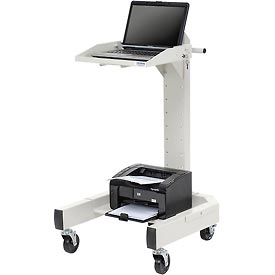 Orbit Mobile Laptop Cart - Beige