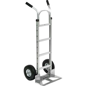 Aluminum Hand Truck with Double Handle - Gray