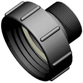 HMFM-32U-027 2 in. Female Buttress with Male NPT Pipe Thread, Black