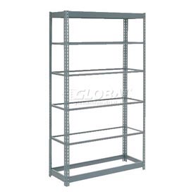 Global Industrial 790CP17 48 x 24 x 84 in. Heavy Duty Shelving with 6 Shelves, Gray - No Deck -  GLOBAL INDUSTRIES