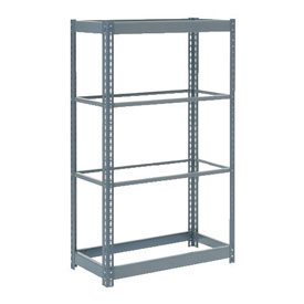 Global Industrial 790CP20 36 x 18 x 60 in. Heavy Duty Shelving with 4 Shelves, Gray - No Deck -  GLOBAL INDUSTRIES