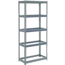 Global Industrial 790CP26 36 x 18 x 84 in. Extra Heavy Duty Shelving with 5 Shelves, Gray - No Deck -  GLOBAL INDUSTRIES