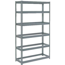 Global Industrial 790CP31 48 x 24 x 96 in. Extra Heavy Duty Shelving with 6 Shelves, Gray - No Deck -  GLOBAL INDUSTRIES