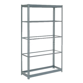 Global Industrial 790CP36 36 x 18 x 96 in. Heavy Duty Shelving with 5 Shelves, Gray - No Deck -  GLOBAL INDUSTRIES