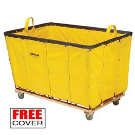 Best Value 20 Bushel Yellow Vinyl Basket Bulk Truck