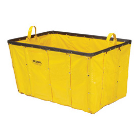 Global Industrial 241987YL Replacement Liner for Best Value 8 Bushel Yellow Vinyl Basket Bulk Truck -  GLOBAL INDUSTRIES