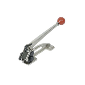 Pac Strapping Heavy Duty Tensioner for 0.035" Thick & 1/2-3/4" Strap Width, Silver/Red