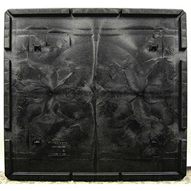 Monoflo Folding Bulk Shipping Container Lid BC4845LID - 48"L x 45"W Black