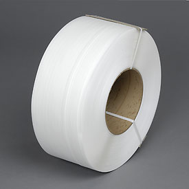48M-32-2299 0.5 x 0.024 x 9900 ft. Polypropylene Strapping with White 8 x 8 in. Core