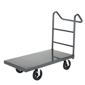 Steel Deck Platform Truck - Gray - Capacity 2400 lbs