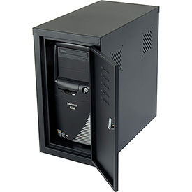 Global Industrial 253701BK Computer CPU Cabinet Side Cart, Black