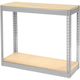 Record Storage without Boxes - Gray - 42 x 15 x 36 in.