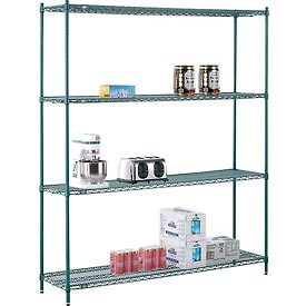 Picture of Global Industrial 18728G 72 x 18 x 86 in. Nexel Poly-Z-Brite Wire Shelving, Green