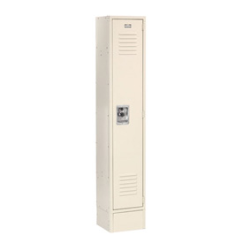 Single Tier Infinity Locker with 1 Door Ready to Assemble - Tan