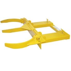 Double Fork Mounted Drum Gripper - Yellow