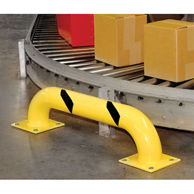 9 x 48 in. Rack Round Guard - Yellow