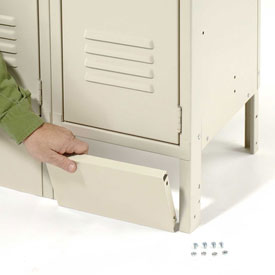 Global Industrial 652081TN 15 x 6 in. Front Base for Tan Locker