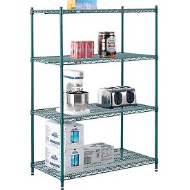 Nexel Poly-Z-Brite Wire Shelving - Green