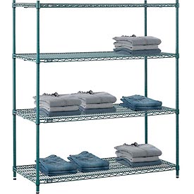 Nexel Poly-Z-Brite Wire Shelving - Green