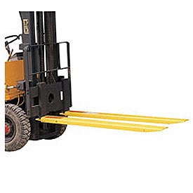 Picture of Global Industrial EX604 4 x 60 in. Forklift Fork Tine Extension&#44; Yellow