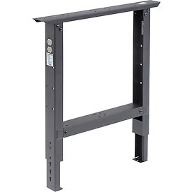 Adjustable Height Bench Leg - Black - 29 to 35 in. - Steel Construction