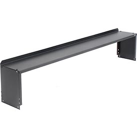 Global Industrial 254744BK 72 x 10.5 x 12 in. Riser Workbench, Black