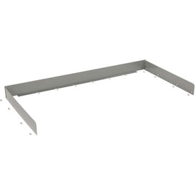 Global Industrial SB-3048 48 x 30 in. Back & End Stops Workbench, Gray
