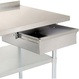 Global Industrial 319129 15 x 20 x 5 in. Stainless Steel Drawer Workbench